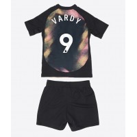 Leicester City Jamie Vardy #9 Auswärts Trikotsatz Kinder 2024-25 Kurzarm (+ Kurze Hosen)